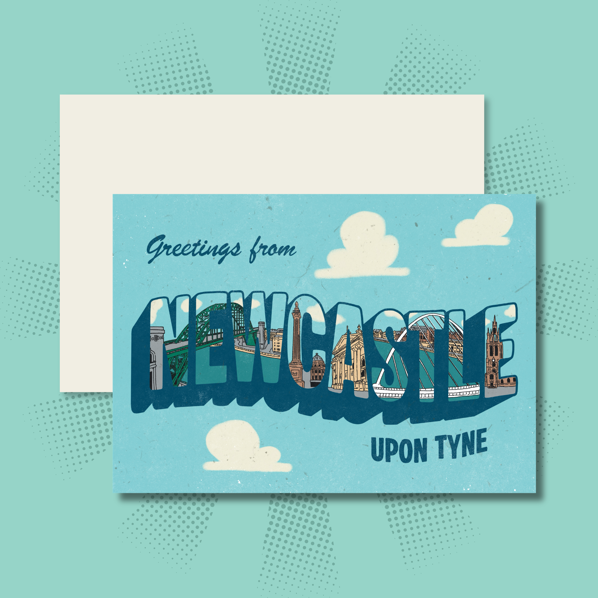 Greetings from Newcastle - A6 Postcard