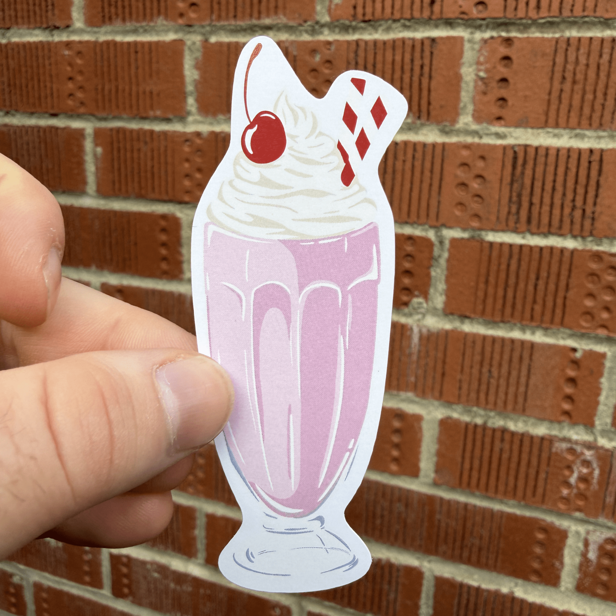 Strawberry Milkshake Sticker