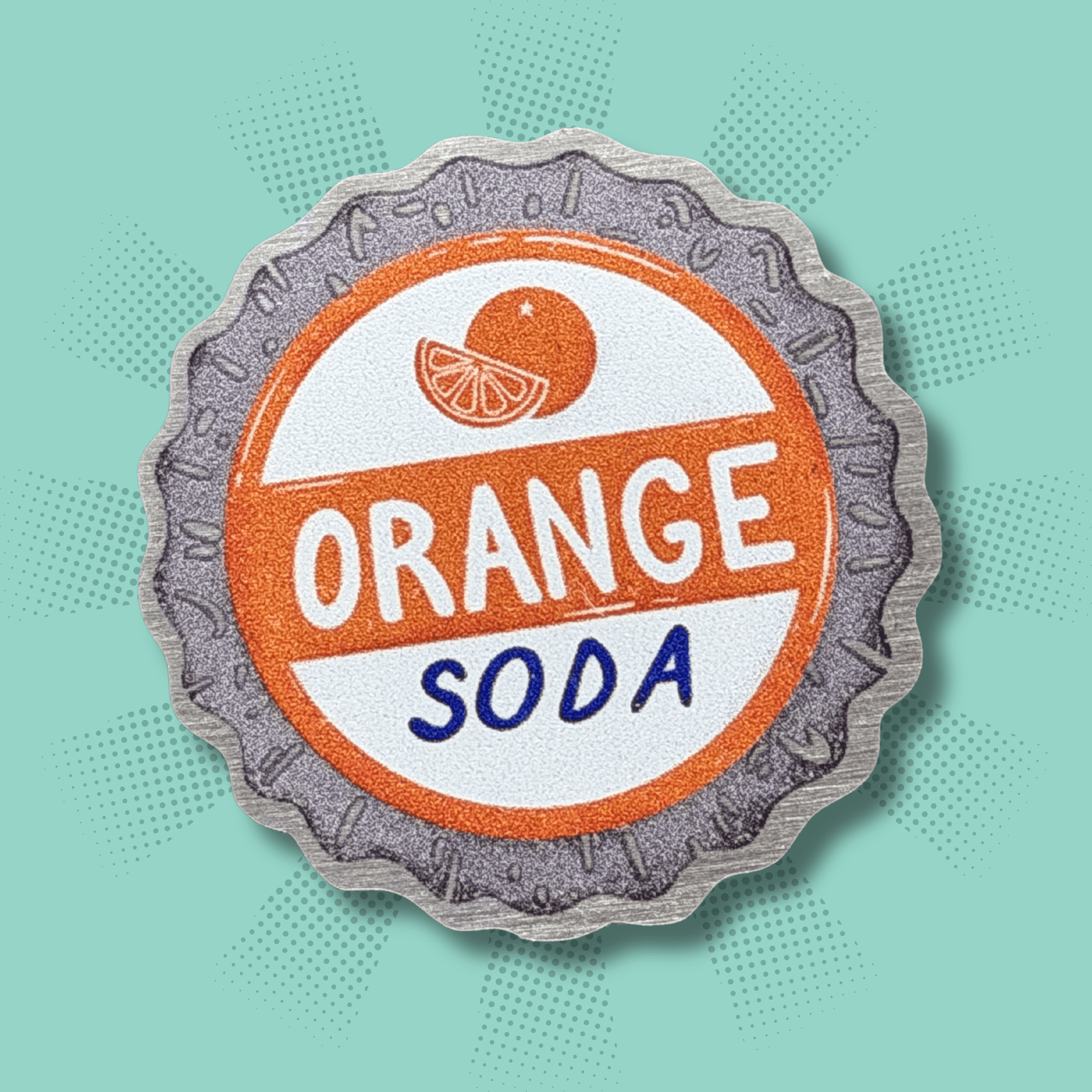 Orange Soda Pin