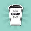 Greggs Coffee Sticker