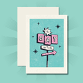 It's Gay up North - A6 Postcard