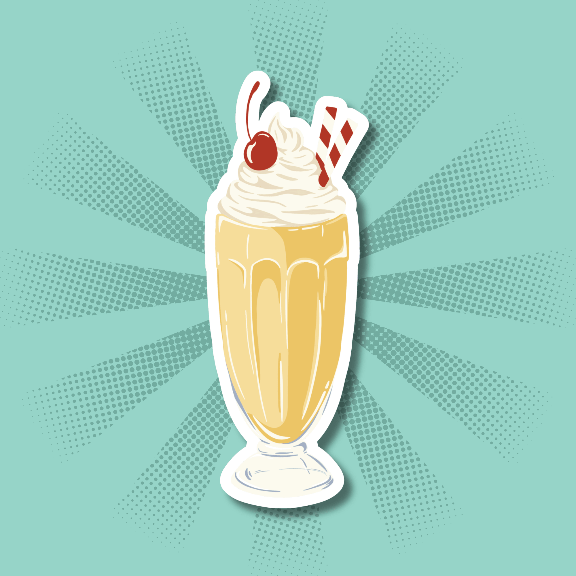 Banana Milkshake Sticker