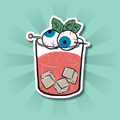 On the Rocks Sticker