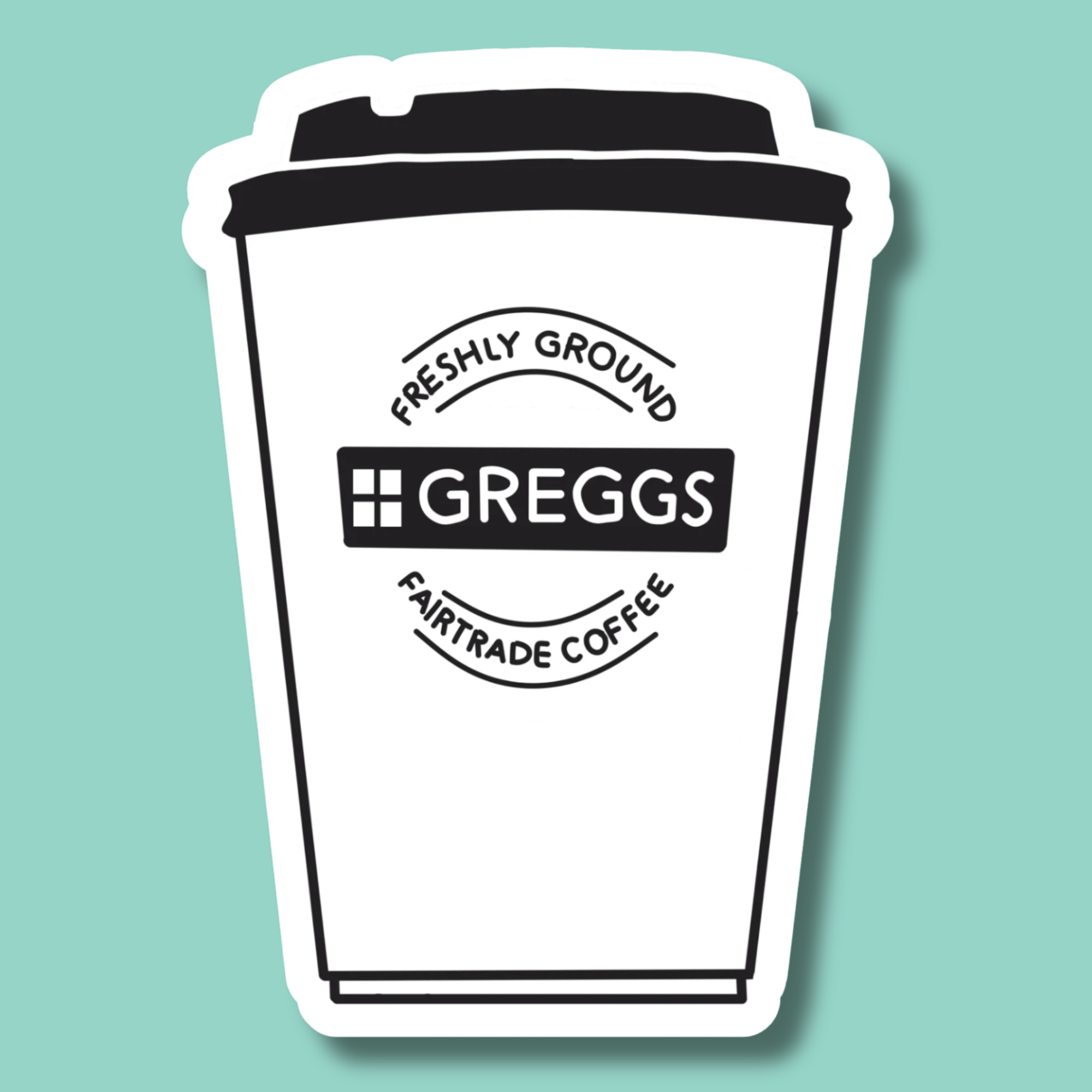 Greggs Coffee Sticker