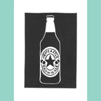 Newcastle Brown Ale - A5 Lino Print