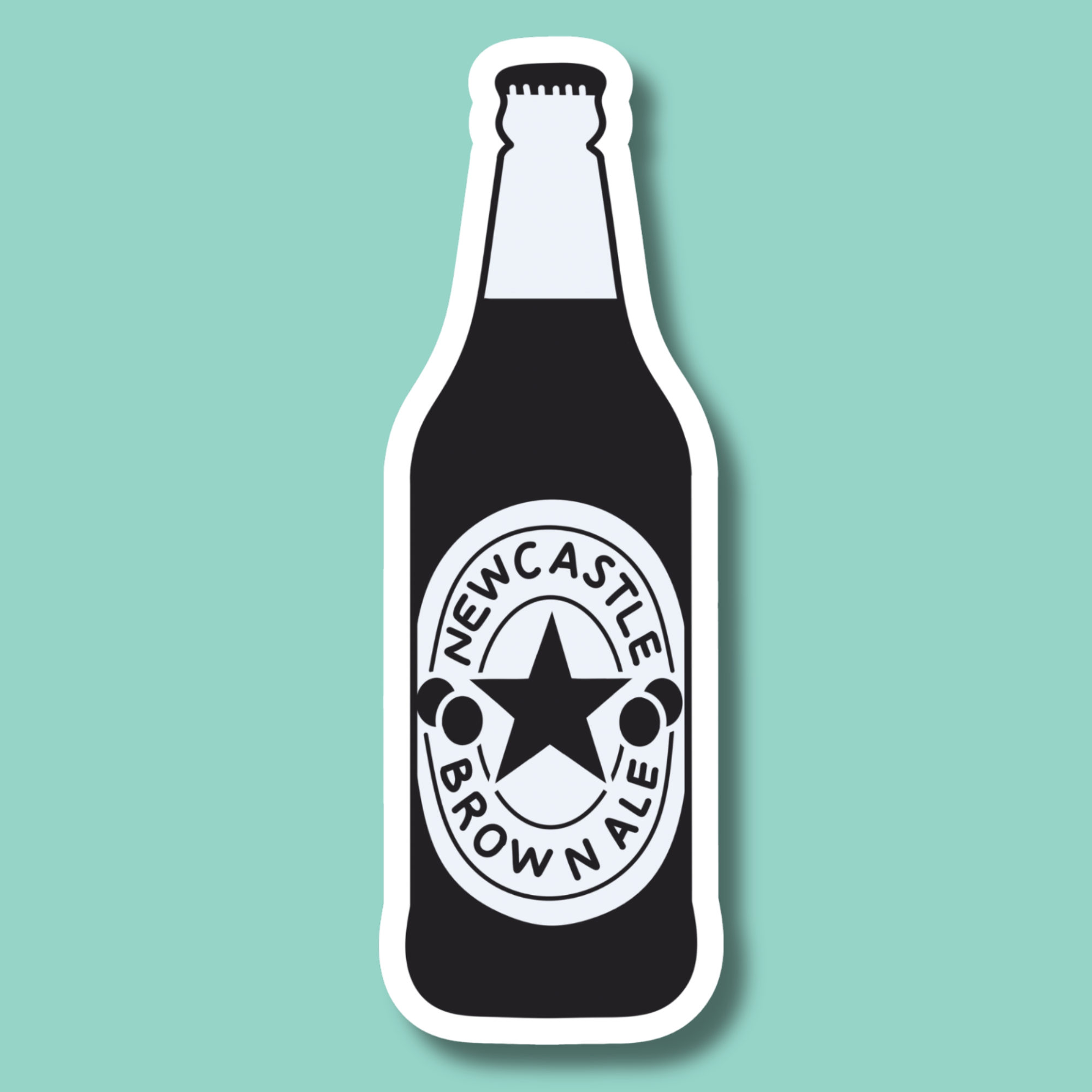 Newcastle Brown Ale Sticker
