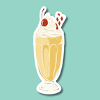 Banana Milkshake Sticker