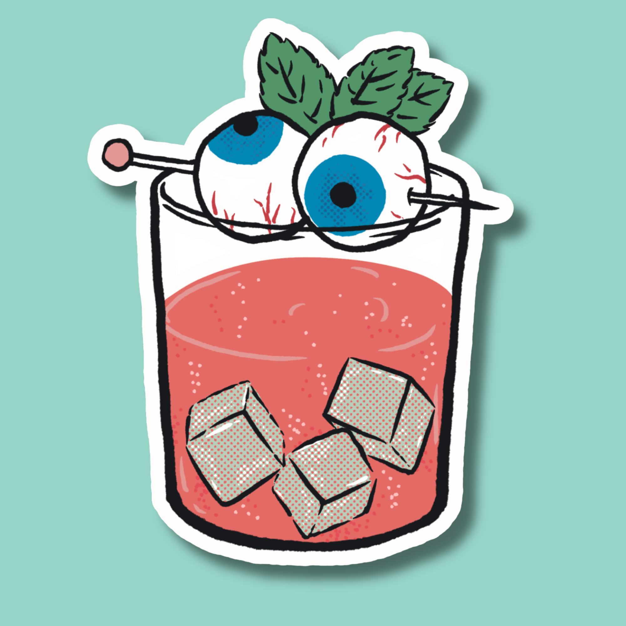 On the Rocks Sticker
