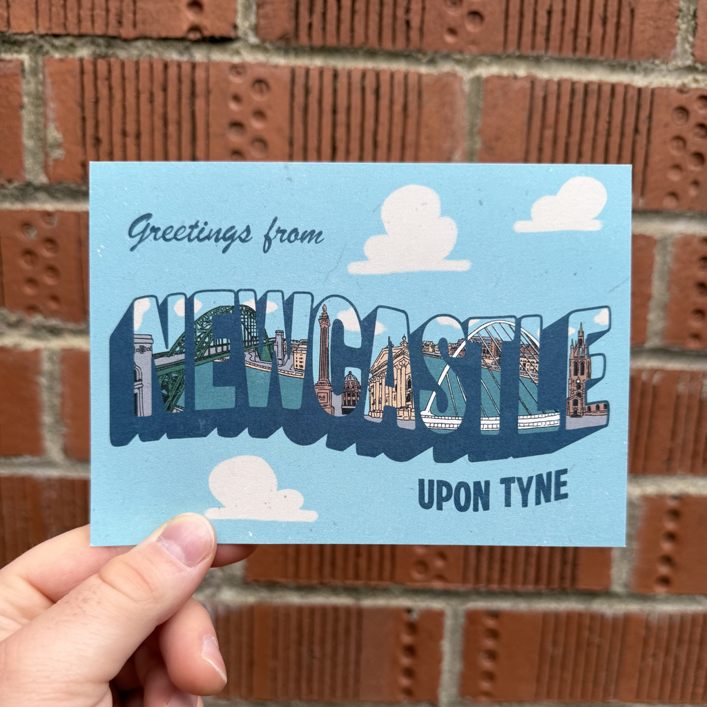 Greetings from Newcastle - A6 Postcard