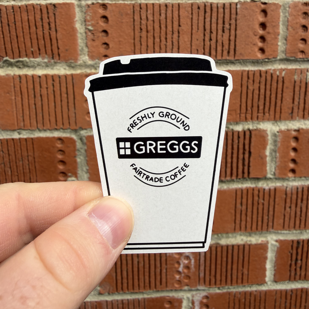 Greggs Coffee Sticker
