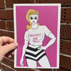 Protect the Dolls - A5 Art Print
