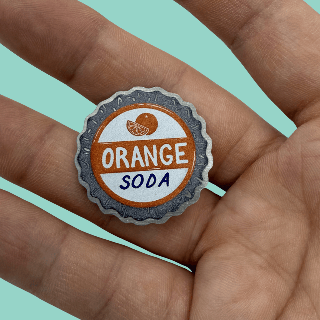 Orange Soda Pin